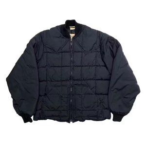 WALLS 80s Vintage Blizzard Proof Black Down Fill Puffer Jacket Medium